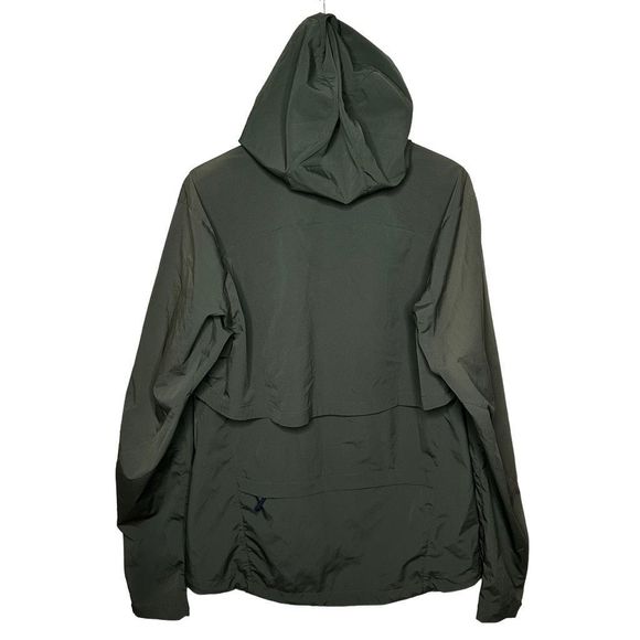 SUGOI Versa II Jacket Mens L Olive Green Convertible Vest Hooded Cycling - Picture 2 of 8